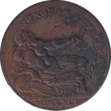1791 HALF PENNY TOKEN GLASGOW