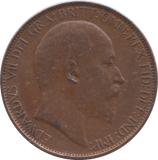 1906 HALFPENNY ( VF )