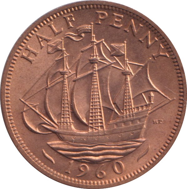 1960 HALFPENNY ( BU )