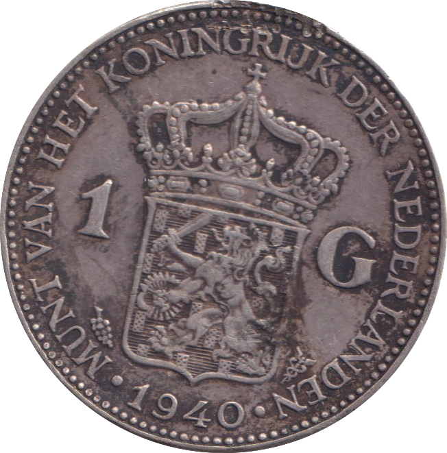 1940 NETHERLAND ONE GULDEN