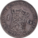 1940 NETHERLAND ONE GULDEN
