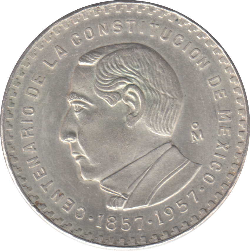 1957 MEXICO 5 PESOS