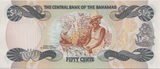 1974 FIFTY CENTS BAHAMAS BANKNOTE REF-1759