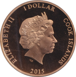 2014 COLOURED DOLLAR COOK ISLANDS