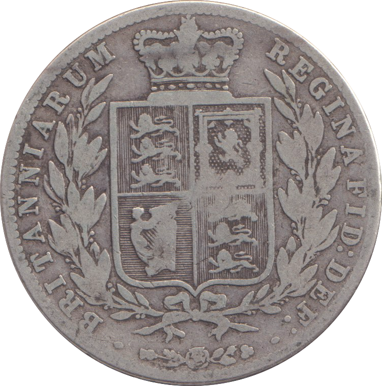 1877 HALFCROWN ( NF )