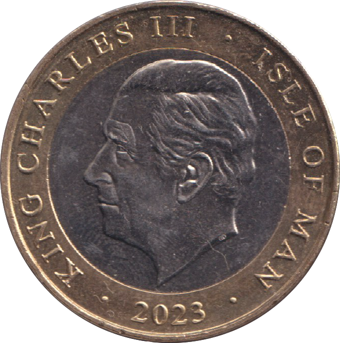 2023 TWO POUND ISLE OF MAN