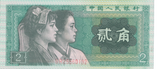 1980 CHINA 2 JIAO BANKNOTE REF-1704