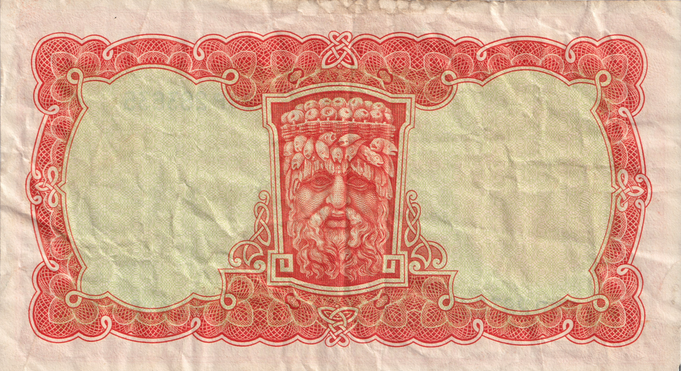 1963 IRELAND 10 SHILLINGS BANKNOTE REF-1664