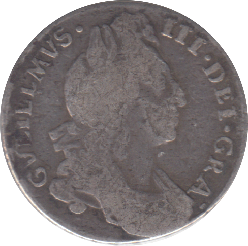 1696 SIXPENCE ( FINE )