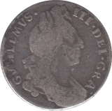 1696 SIXPENCE ( FINE )