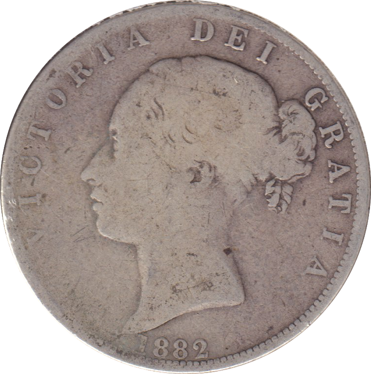 1882 HALFCROWN ( FINE )