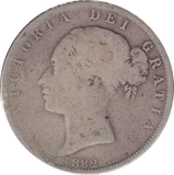 1882 HALFCROWN ( FINE )