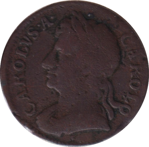 1673 FARTHING ( FINE )