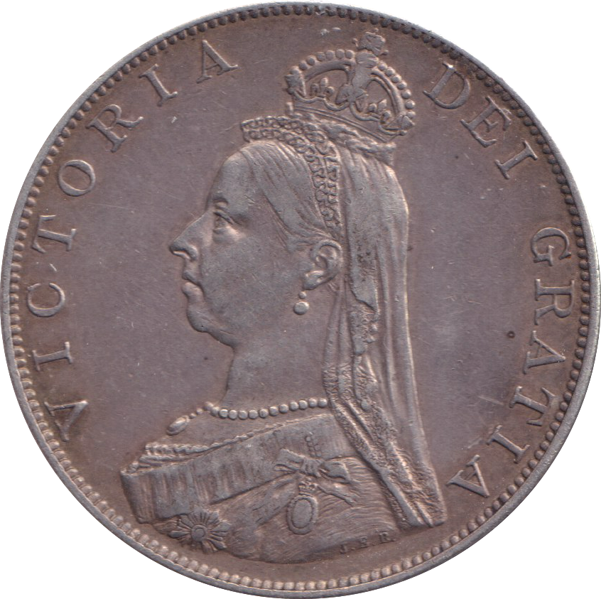 1887 DOUBLE FLORIN ( VF )