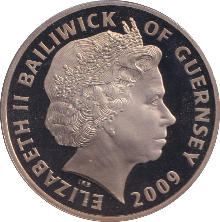 2009 HMS INVINCIBLE  FIVE POUND BAILIWICK OF GUERNSEY