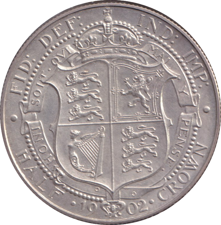 1902 HALFCROWN ( MATT PROOF )