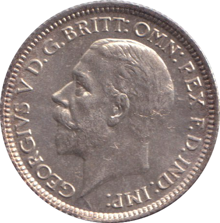 1928 SIXPENCE ( BU )