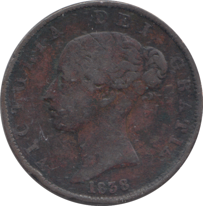 1838 HALFPENNY ( GF )