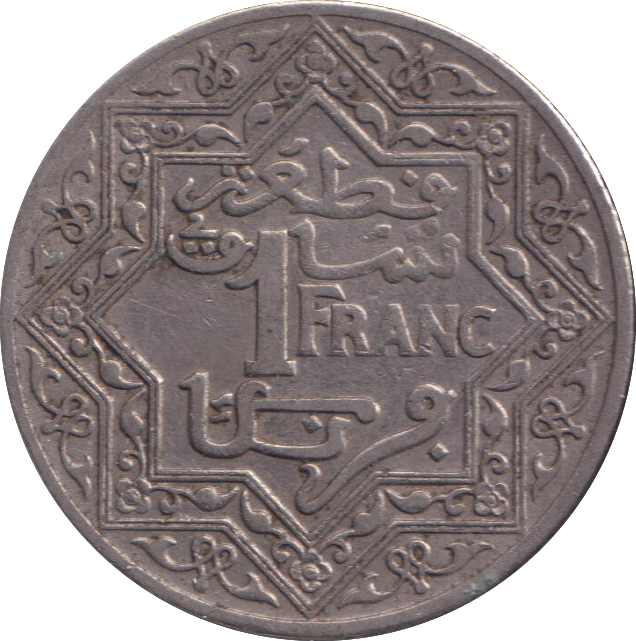 1921 1 FRANC MOROCCO