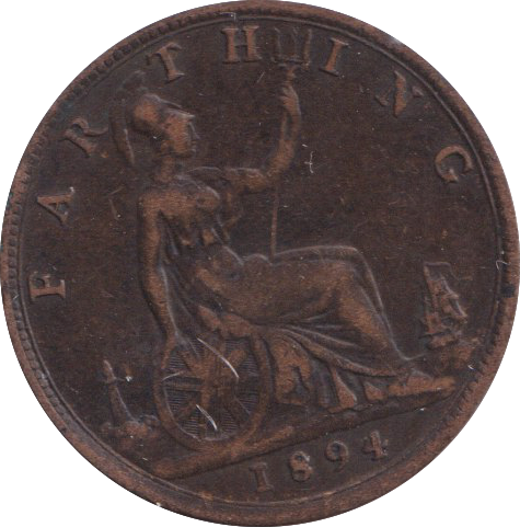 1894 FARTHING ( VF )