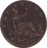 1894 FARTHING ( VF )