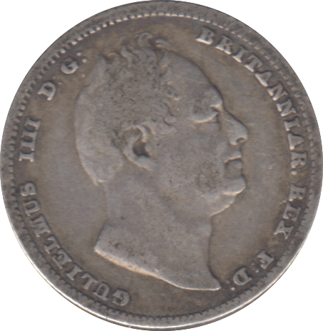 1834 SIXPENCE ( FAIR )
