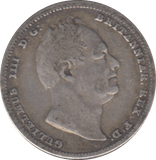 1834 SIXPENCE ( FAIR )