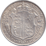 1915 HALFCROWN ( VF )