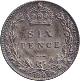 1902 SIXPENCE ( MATT PROOF )