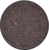 1887 DOUBLE FLORIN ( GF )
