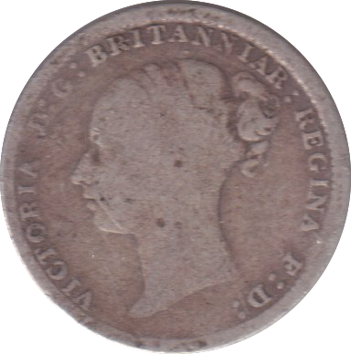 1885 THREEPENCE ( FINE )