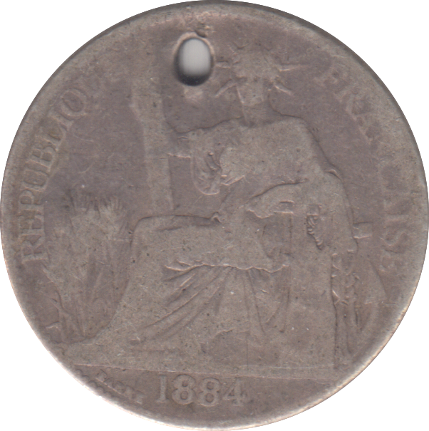 1884 FRANCE 20 CENTS