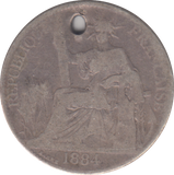 1884 FRANCE 20 CENTS
