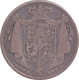 1834 HALFCROWN ( FINE )