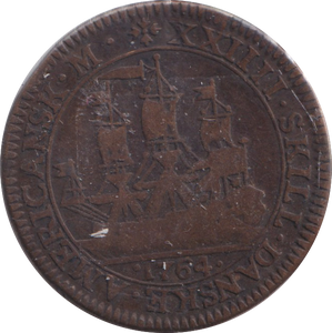 1764 24 SHILLINGS DANISH WEST INDIES