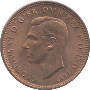 1937 HALFPENNY ( UNC ) 1