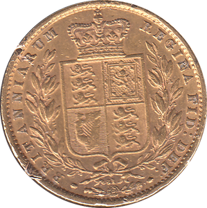 1872 SOVEREIGN DIE 61 ( VF )