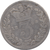 1844 THREEPENCE ( FINE )