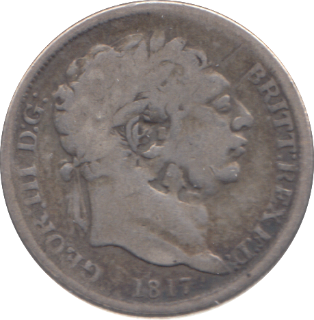 1817 SIXPENCE ( NF )
