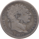 1817 SIXPENCE ( NF )