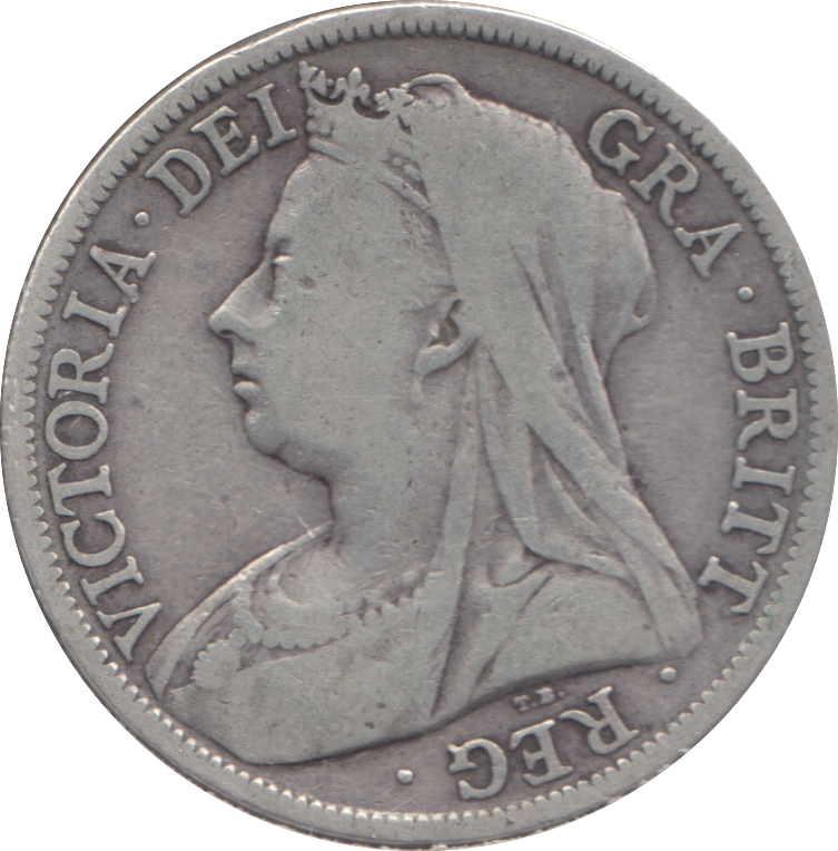 1895 HALFCROWN ( FINE )