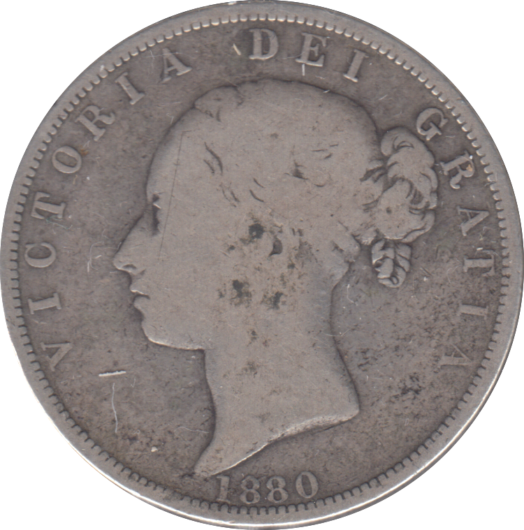 1880 HALFCROWN ( FINE )