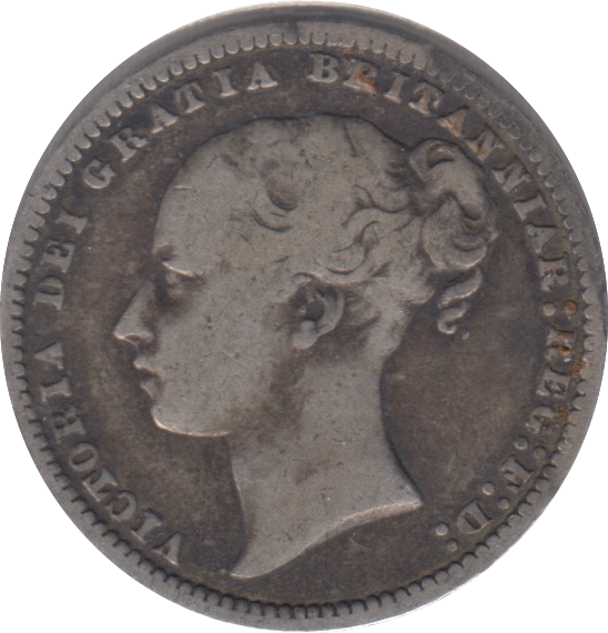 1877 SHILLING ( FINE )