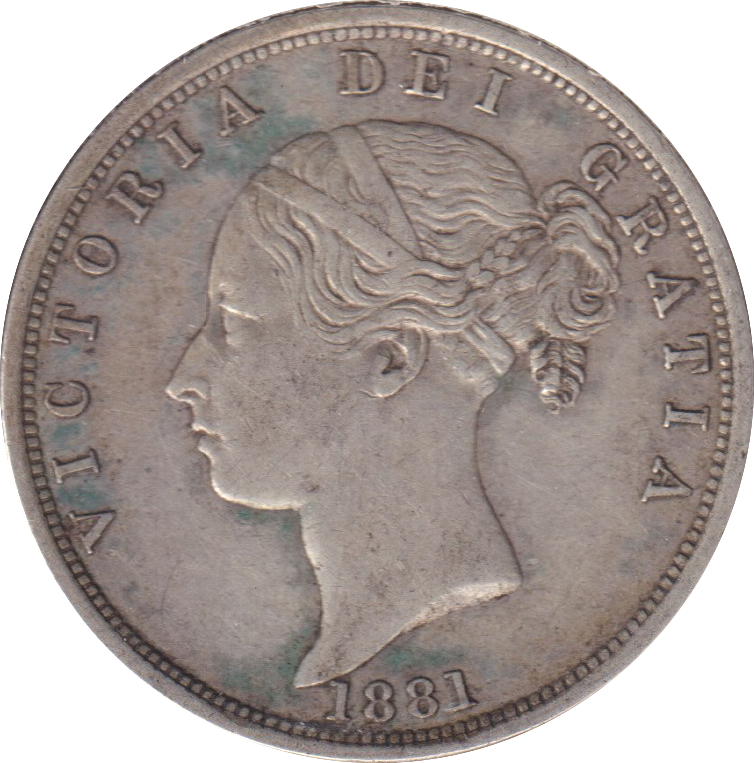 1881 HALFCROWN ( GVF )