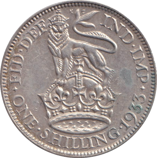 1933 SHILLING ( EF ) ENGLISH