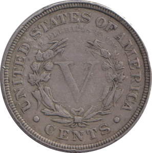 1883 5 CENTS USA