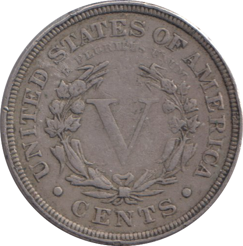 1883 5 CENTS USA