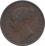1855 HALFPENNY ( VF )