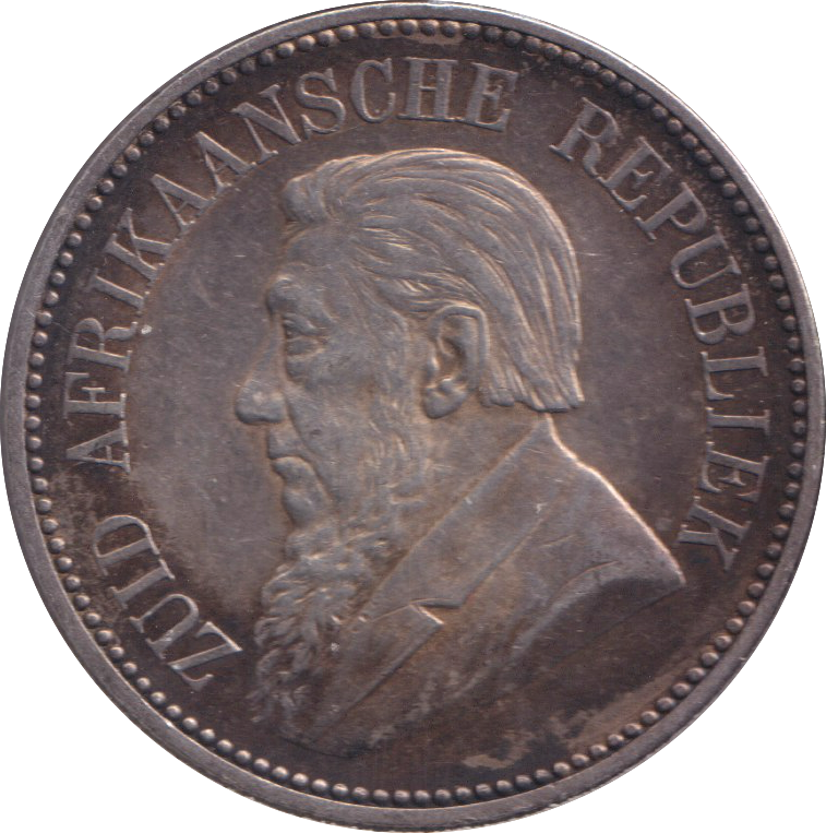 1897 SILVER 2 1/2 SHILLING SOUTH AFRICA