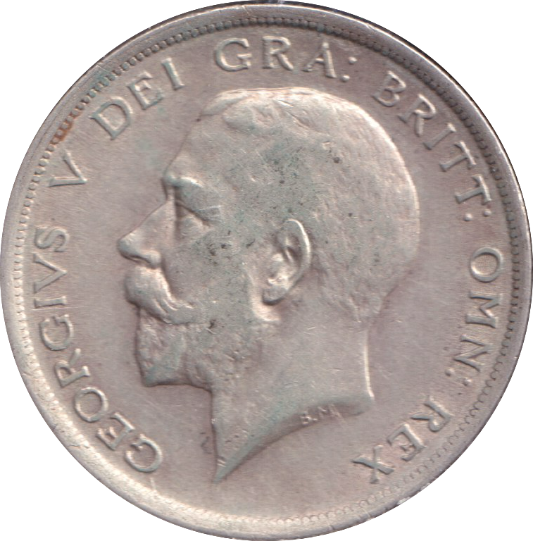 1919 HALFCROWN ( VF )